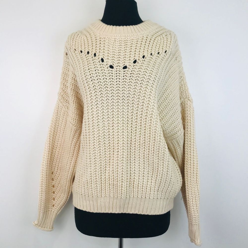 NWT Elodie Chunky Knit Dolman Sweater Medium